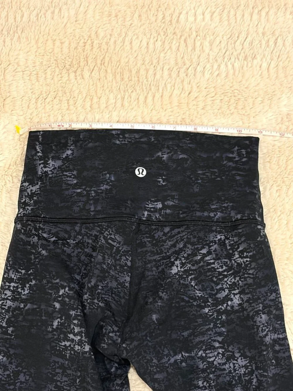 Lululemon Align High Rise Leggings Size 2 Incognito Camo Gray Black‎ Athleisure